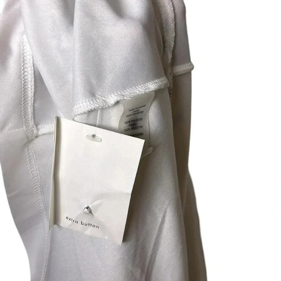 Karl Lagerfeld Ruffled floral sheer babydoll dress,chiffon frill,tiered,tie wrap - Picture 5 of 16